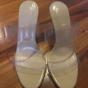 Christian Louboutin , New Just Nothing Slide Sandal